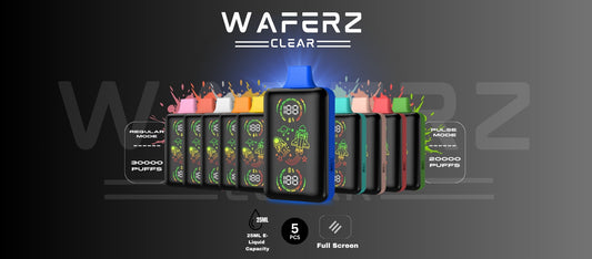 Waferz Clear – The Ultimate High-Puff Disposable for Today’s Regulated Market!