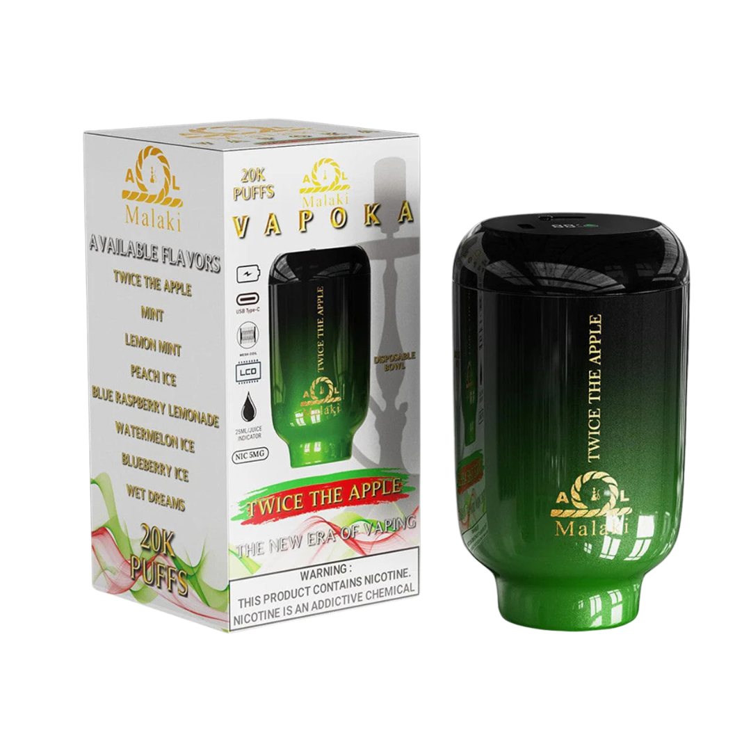 Al Malaki Vapoka Hookah Disposable Bowl 20K Puffs