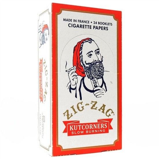 Zig-Zag Kutcorners | Cigarette Paper | 24 Booklets