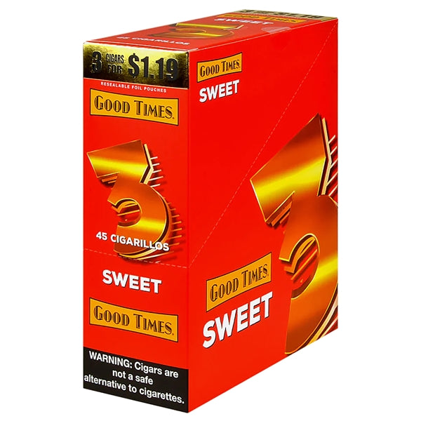 Good Times Sweet Woods Leaf | 3 Cigars | 15 Pouches