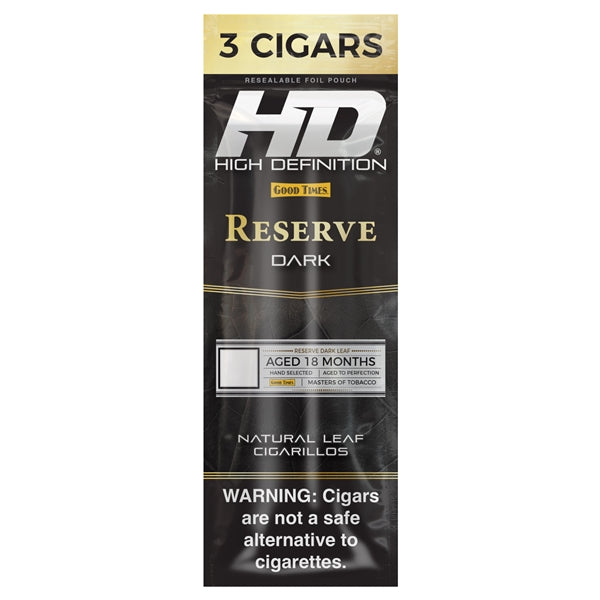 Good Times HD Reserve | 3 Cigars | 15 Pouches
