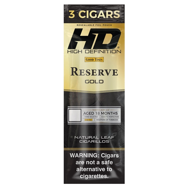 Good Times HD Reserve | 3 Cigars | 15 Pouches