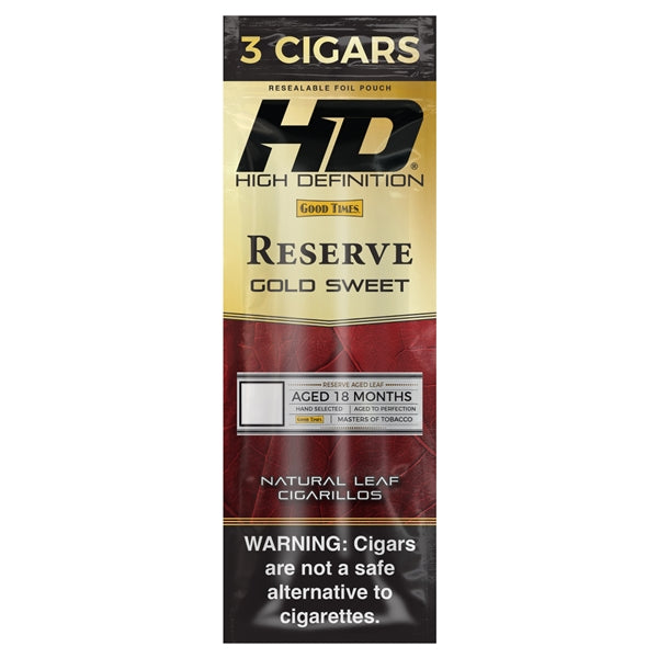 Good Times HD Reserve | 3 Cigars | 15 Pouches