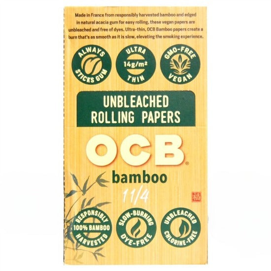 OCB 1 1/4 Bamboo Unbleached Rolling Papers