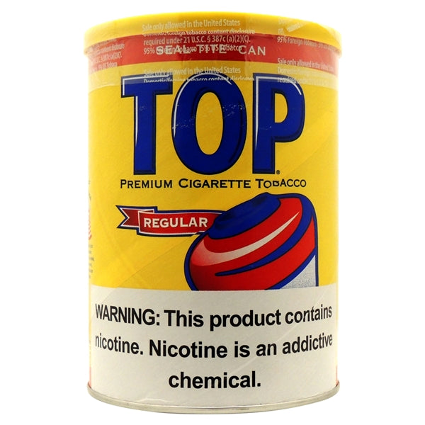 Top Premium Cigarette Tobacco | 6 oz. | 200 Cigarette Papers | Regular