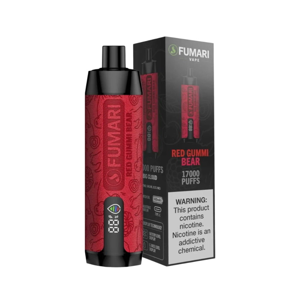 FumariVape_17KPuffs_10Pack_RedGummiBear