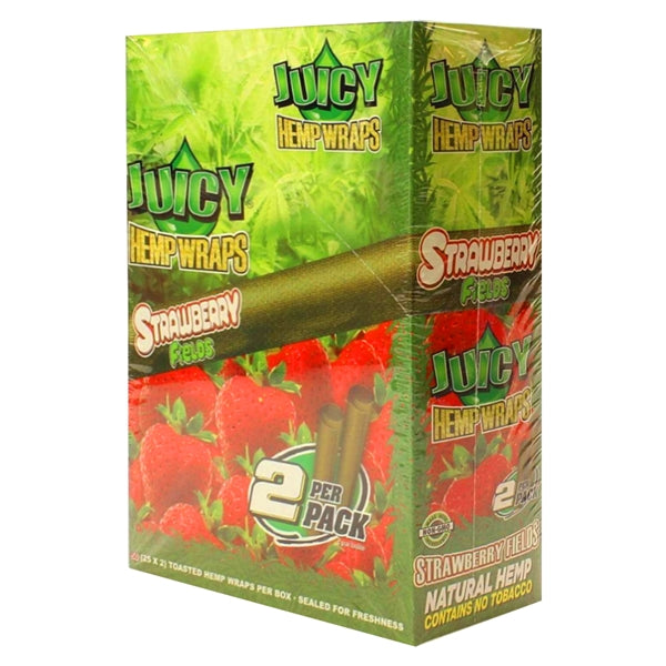 Juicy Hemp Wraps | 25 Pouches | 2 Wraps