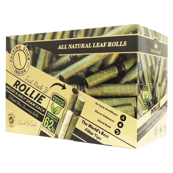 King Palms Rollie w/ Boveda | 5 Rolls Per Pack | 15 Pouches