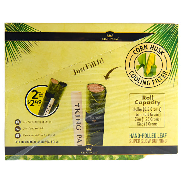 King Palm | 2 Slim Rolls for $2.49 | 20 Pouches