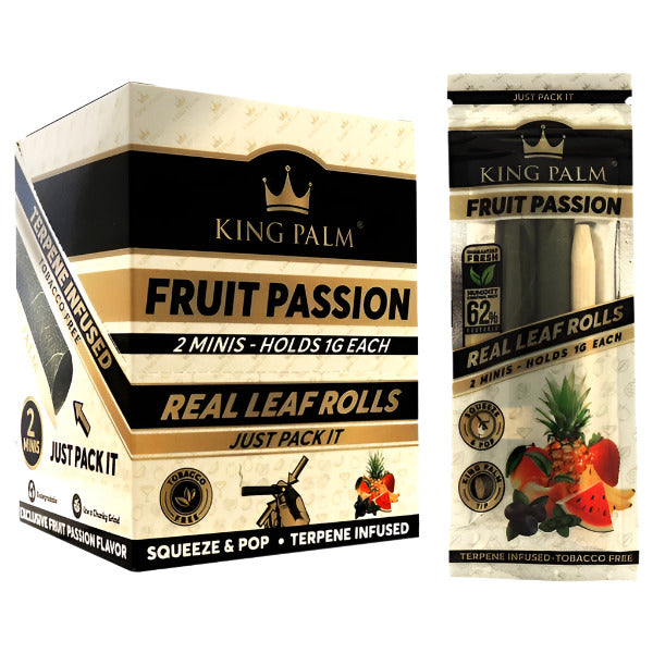 King Palm | 1G Each | 2 Mini Rolls | 20 Pack