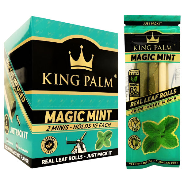 King Palm | 1G Each | 2 Mini Rolls | 20 Pack