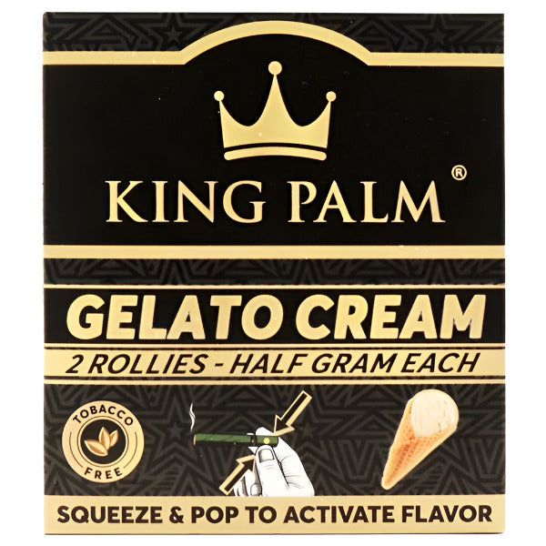 King Palms | Half Gram Each | 2 Rollies | 20 Pack | Gelato Cream