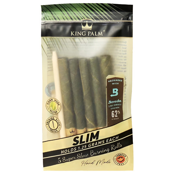 King Palm | 5 Slim Rolls | 15 Pouches
