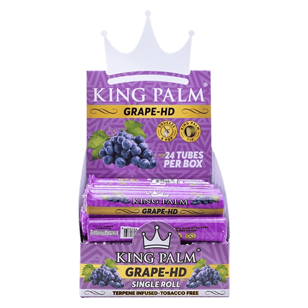 King Palm | 1 Gram Single Roll | 24 Tubes Per Box