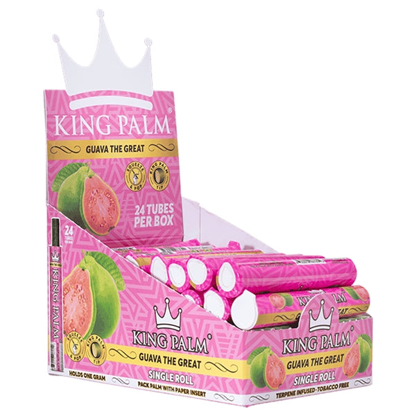 King Palm | 1 Gram Single Roll | 24 Tubes Per Box