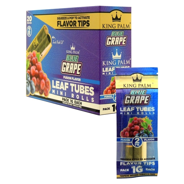 King Palm | 1G Each | 2 Mini Rolls | 20 Pack