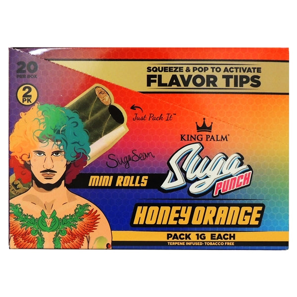 King Palm | 1G Each | 2 Mini Rolls | 20 Pack