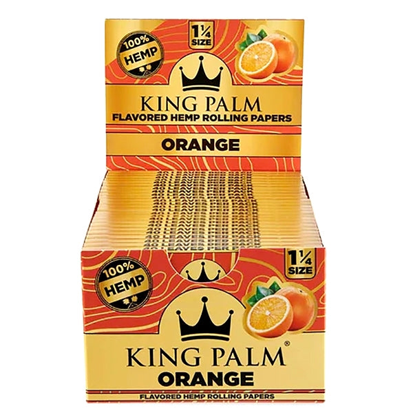 King Palm Hemp | 1 1/4 | 50 Booklets Per Box | 40 Leaves Per Pack