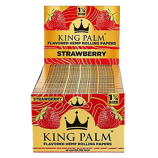 King Palm Hemp | 1 1/4 | 50 Booklets Per Box | 40 Leaves Per Pack