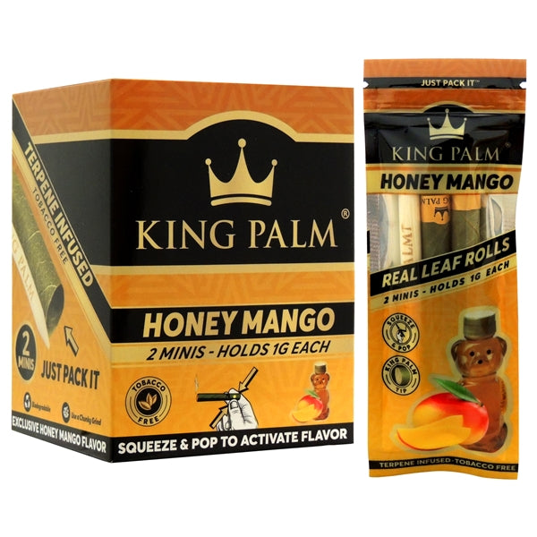 King Palm | 1G Each | 2 Mini Rolls | 20 Pack
