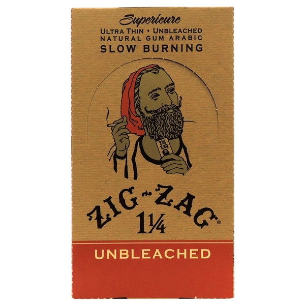 Zig-Zag Unbleached | 1 1/4 Size | 24 Booklets