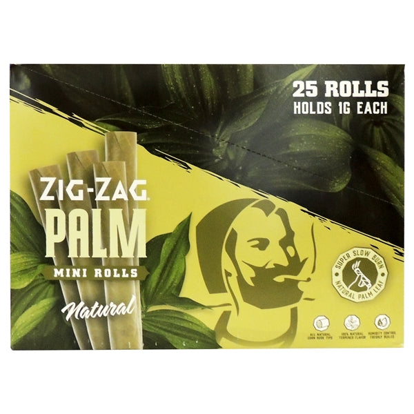 Zig-Zag Mini Palm | 25 Rolls | 8 Packs | 1G