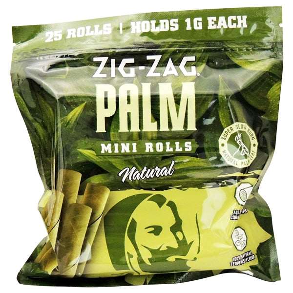 Zig-Zag Mini Palm | 25 Rolls | 8 Packs | 1G