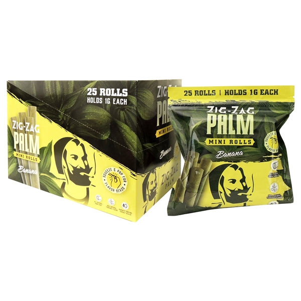 Zig-Zag Mini Palm | 25 Rolls | 8 Packs | 1G