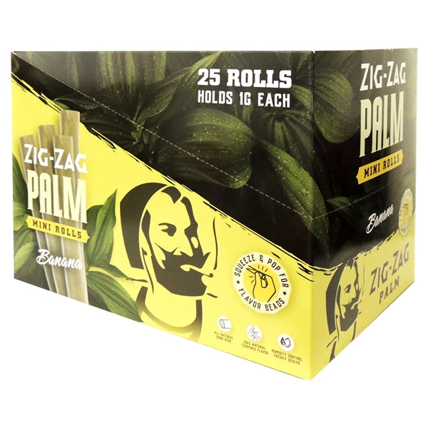 Zig-Zag Mini Palm | 25 Rolls | 8 Packs | 1G