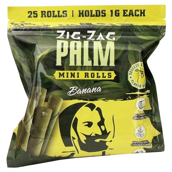 Zig-Zag Mini Palm | 25 Rolls | 8 Packs | 1G