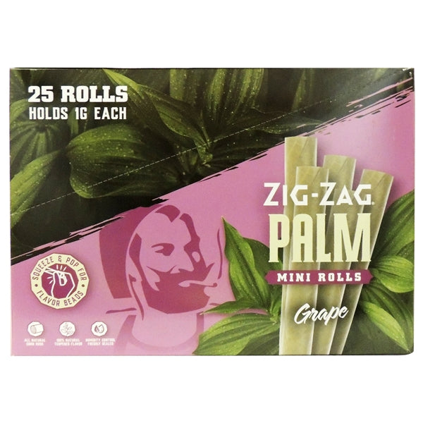 Zig-Zag Mini Palm | 25 Rolls | 8 Packs | 1G