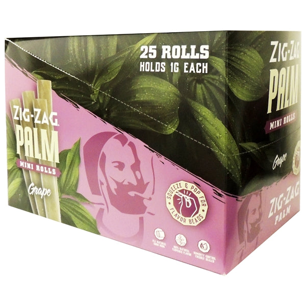 Zig-Zag Mini Palm | 25 Rolls | 8 Packs | 1G