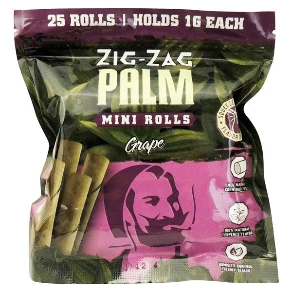 Zig-Zag Mini Palm | 25 Rolls | 8 Packs | 1G