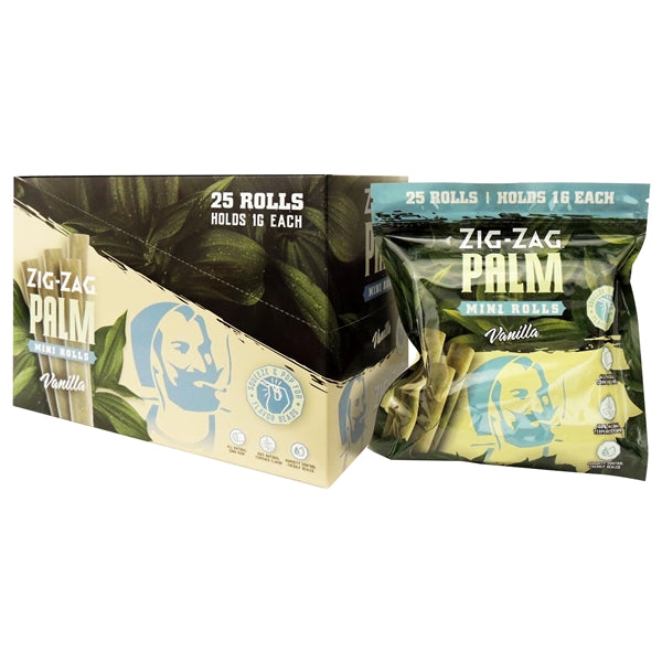Zig-Zag Mini Palm | 25 Rolls | 8 Packs | 1G