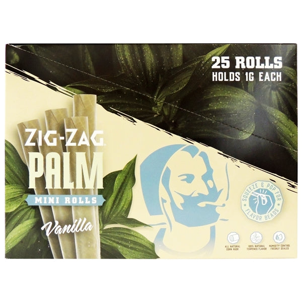 Zig-Zag Mini Palm | 25 Rolls | 8 Packs | 1G