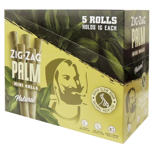 Zig-Zag Palm | Mini Rolls | 5 Rolls | 15 Packs