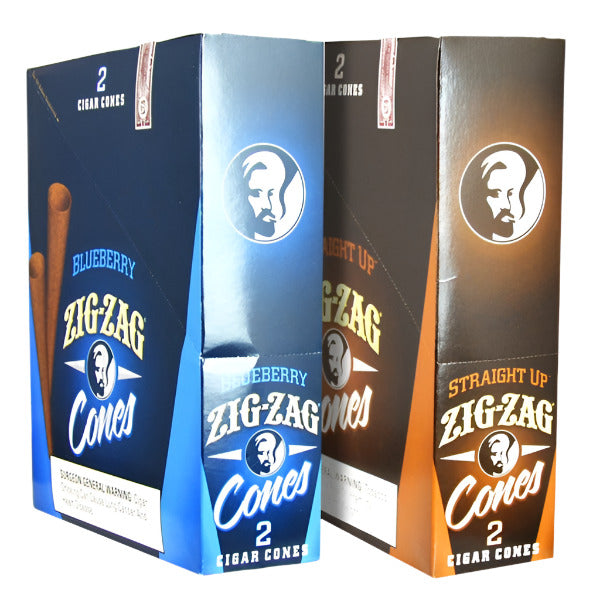 Zig-Zag Cigar Cones. Many Flavor Choices