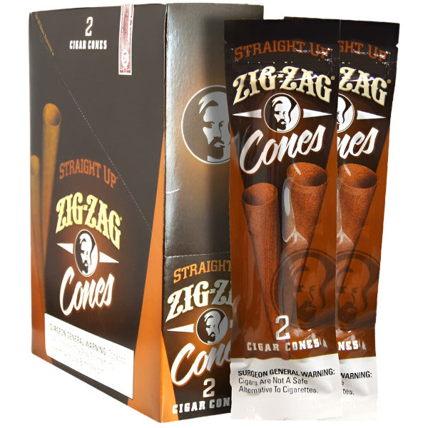Zig-Zag Cigar Cones. Many Flavor Choices