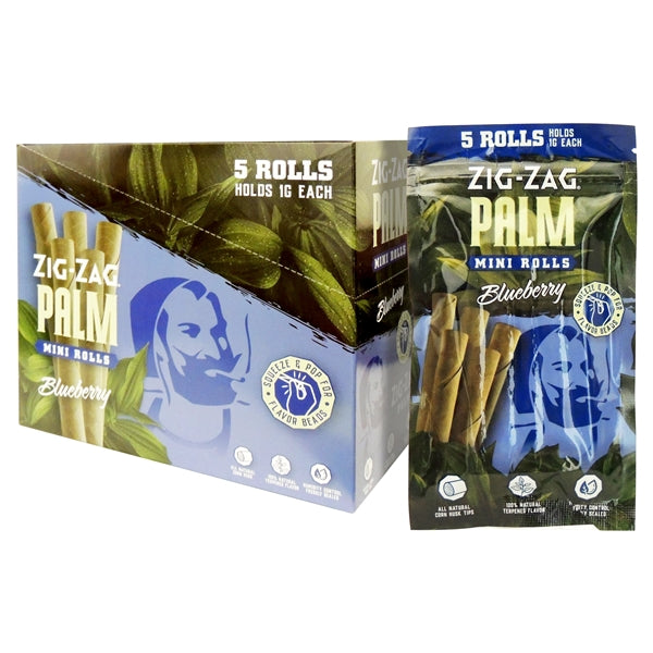 Zig-Zag Palm | Mini Rolls | 5 Rolls | 15 Packs