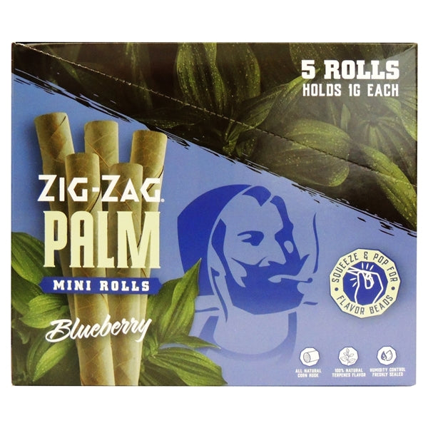 Zig-Zag Palm | Mini Rolls | 5 Rolls | 15 Packs