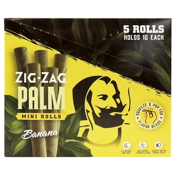 Zig-Zag Palm | Mini Rolls | 5 Rolls | 15 Packs