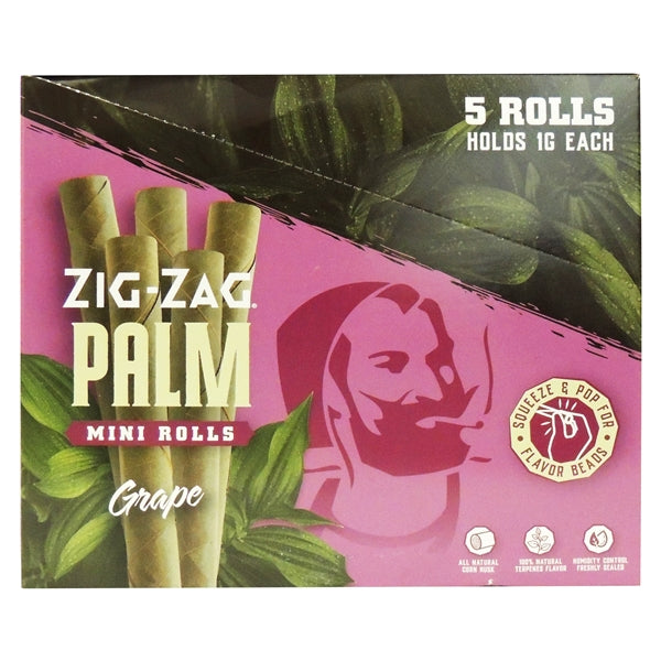 Zig-Zag Palm | Mini Rolls | 5 Rolls | 15 Packs