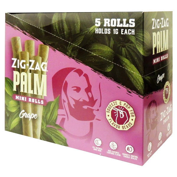 Zig-Zag Palm | Mini Rolls | 5 Rolls | 15 Packs