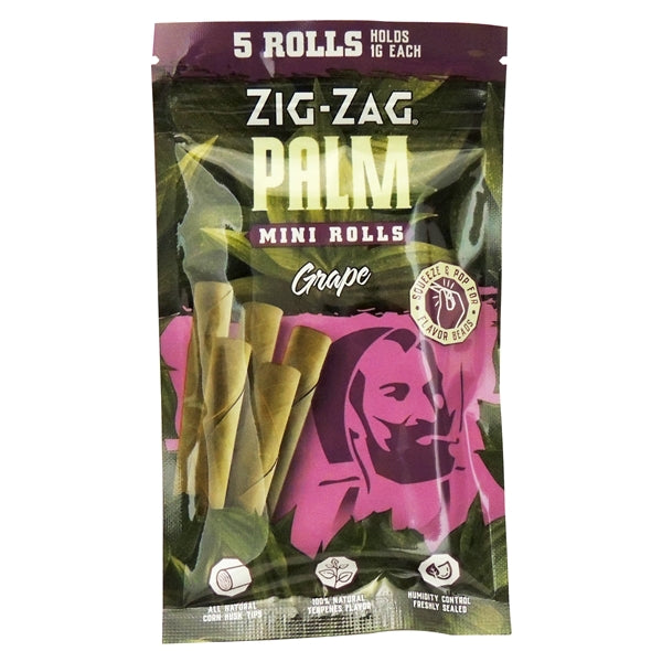 Zig-Zag Palm | Mini Rolls | 5 Rolls | 15 Packs
