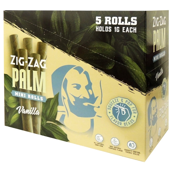 Zig-Zag Palm | Mini Rolls | 5 Rolls | 15 Packs