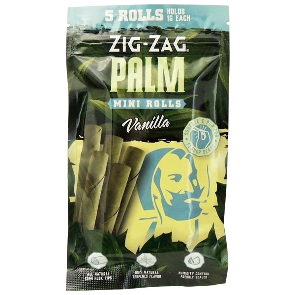 Zig-Zag Palm | Mini Rolls | 5 Rolls | 15 Packs