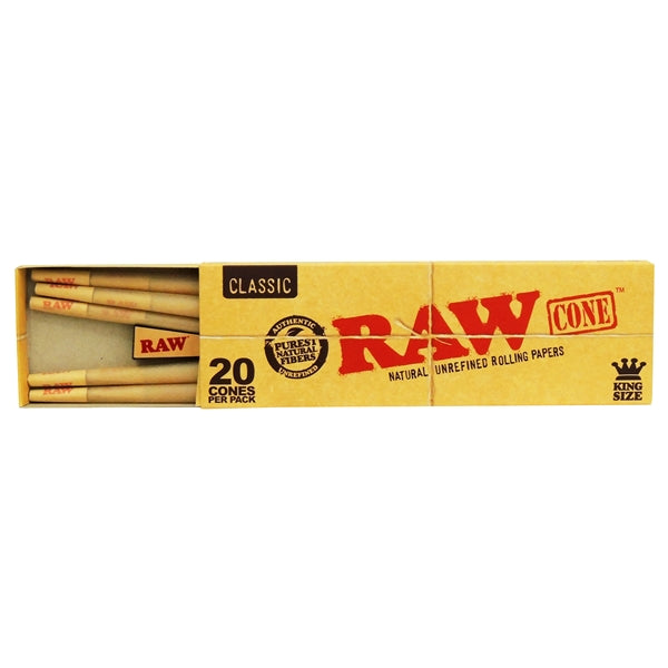 RawClassicCones_KingSize_20ConesPerPack