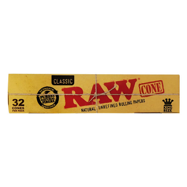 RawClassicCones_KingSize_32ConesPerPack