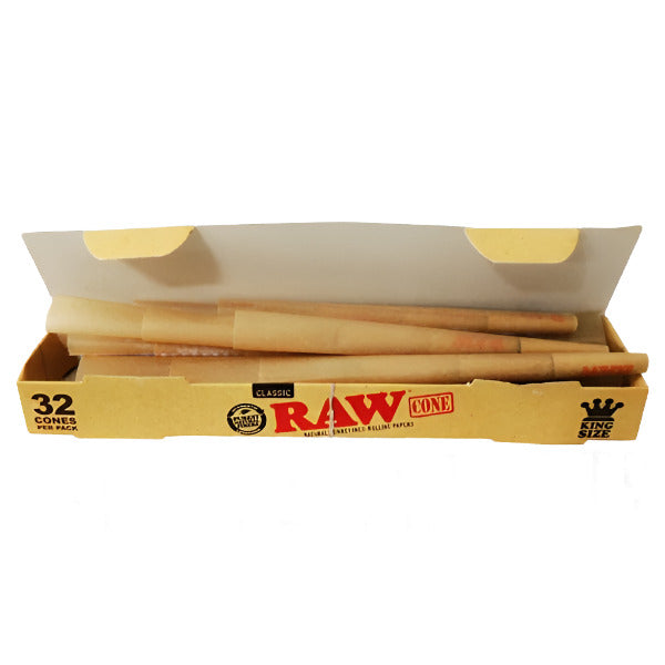 RawClassicCones_KingSize_32ConesPerPack