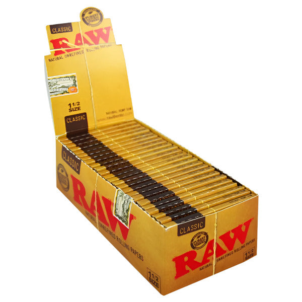 RawClassicRollingPaper_11/2Size_25PerBox